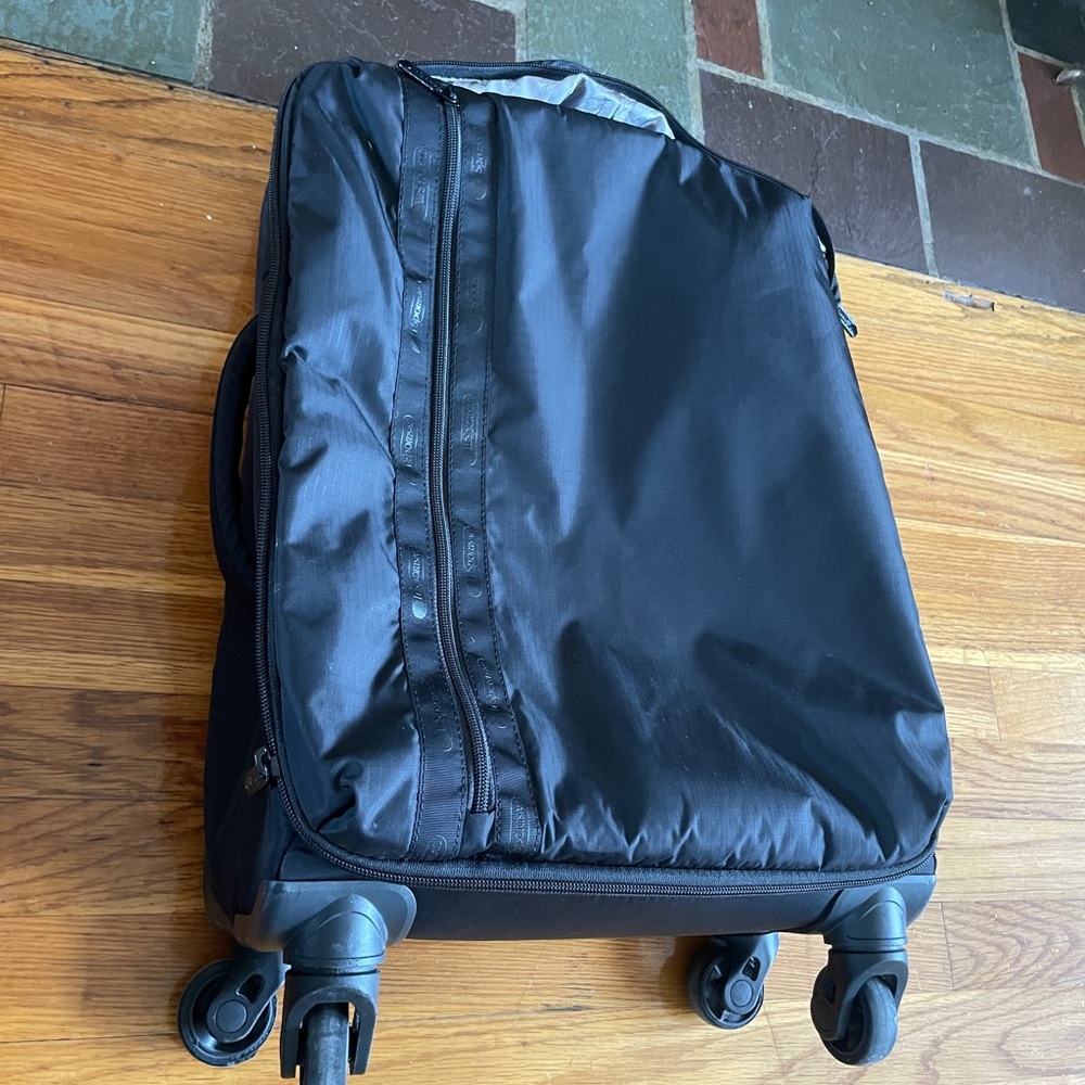 Lesportsac Small Black Rolling Travel Bag